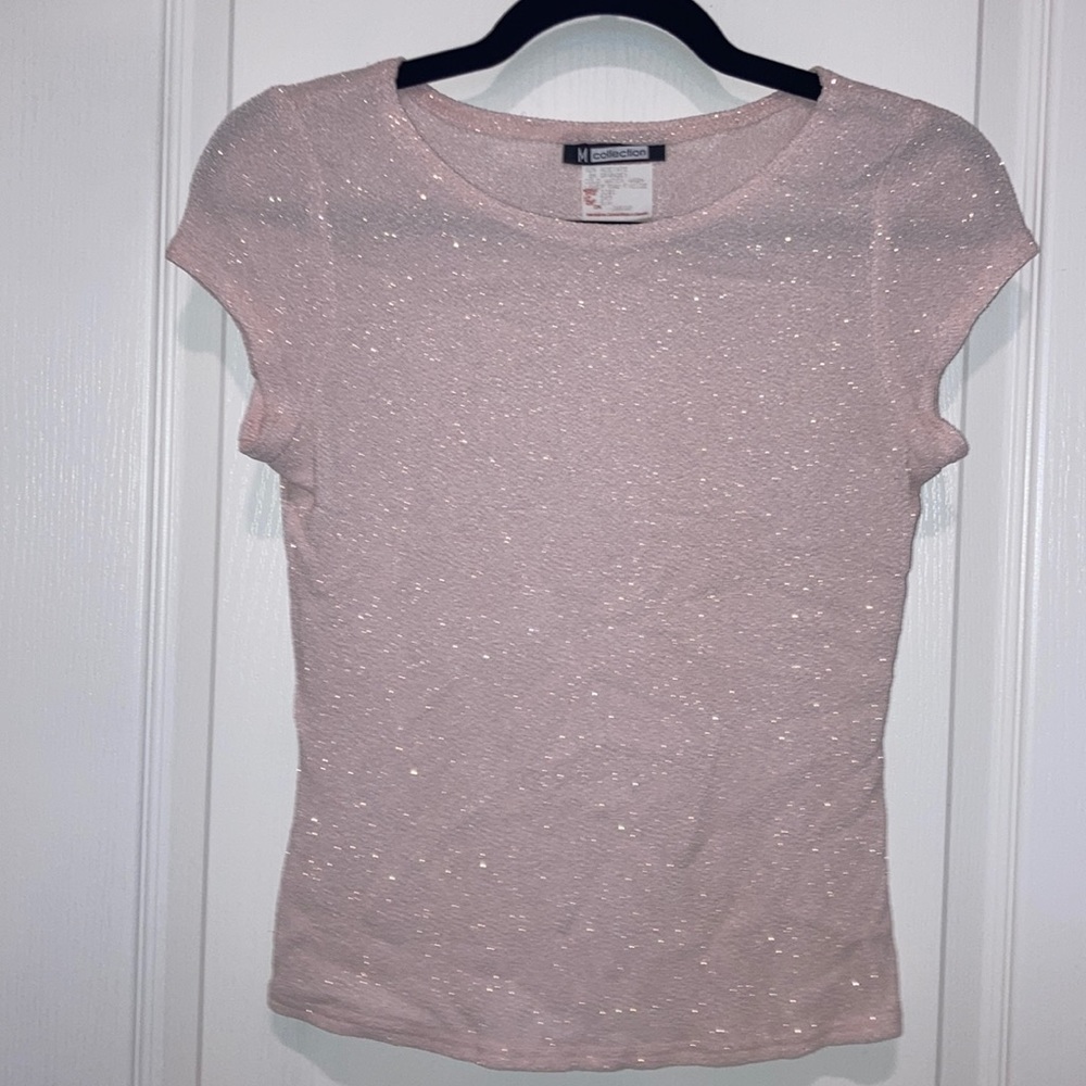 Pink sparkle shirt